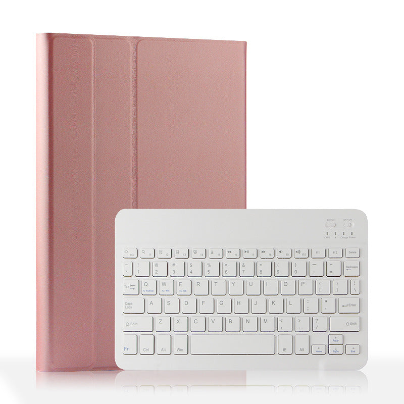 AJIUYU Wireless Bluetooth Keyboard Leather Case for Samsung Galaxy Tab S6 Lite P610/P615/S6 Lite (2022)