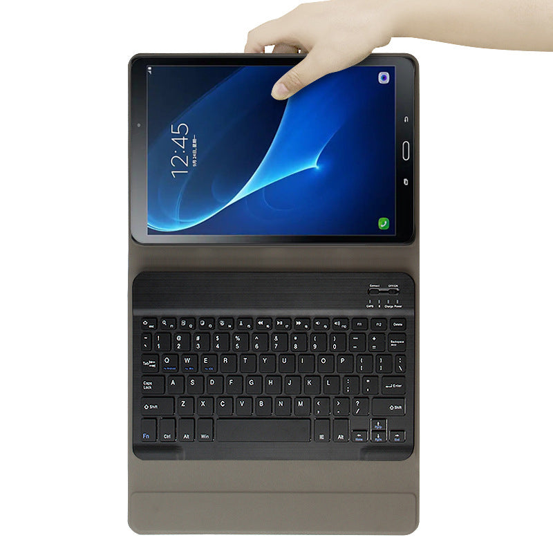 AJIUYU Wireless Bluetooth Keyboard + Leather Shell for Samsung Galaxy Tab A 10.1 (2016)