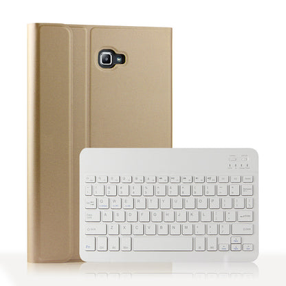 AJIUYU Wireless Bluetooth Keyboard + Leather Shell for Samsung Galaxy Tab A 10.1 (2016)