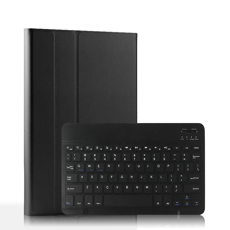 JIUYU Wireless Bluetooth Keyboard + Leather Protective Shell Set with Stand for iPad mini 1/2/3