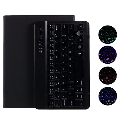 Skin Texture Leather Case+Bluetooth Keyboard with Backlit for iPad Mini 2/iPad Mini/iPad Mini 4/iPad Mini (2019) 7.9 inch