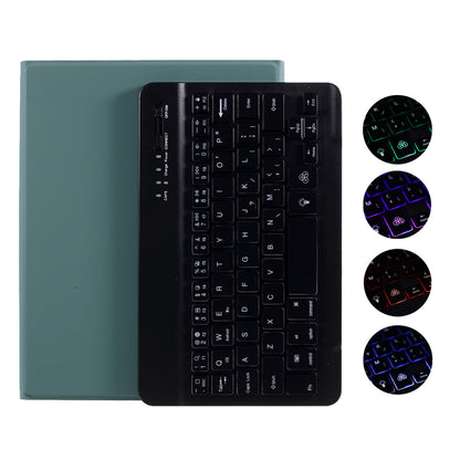 Skin Texture Leather Case+Bluetooth Keyboard with Backlit for iPad Mini 2/iPad Mini/iPad Mini 4/iPad Mini (2019) 7.9 inch
