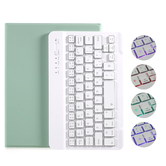 Skin Texture Leather Case+Bluetooth Keyboard with Backlit for iPad Mini 2/iPad Mini/iPad Mini 4/iPad Mini (2019) 7.9 inch