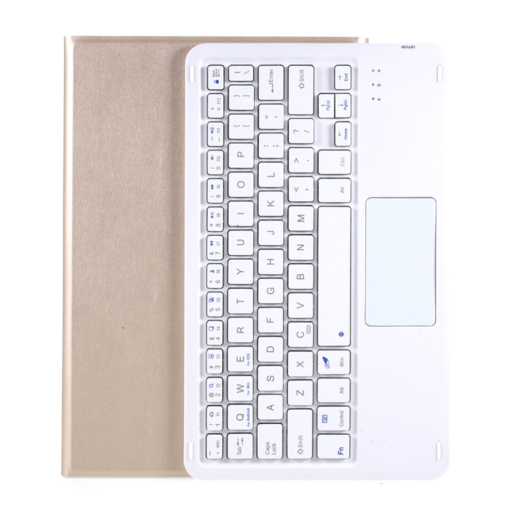 A500-A Leather Protective Case + Touch Keyboard Set for Samsung Galaxy Tab A7 10.4 (2020) T500/T505