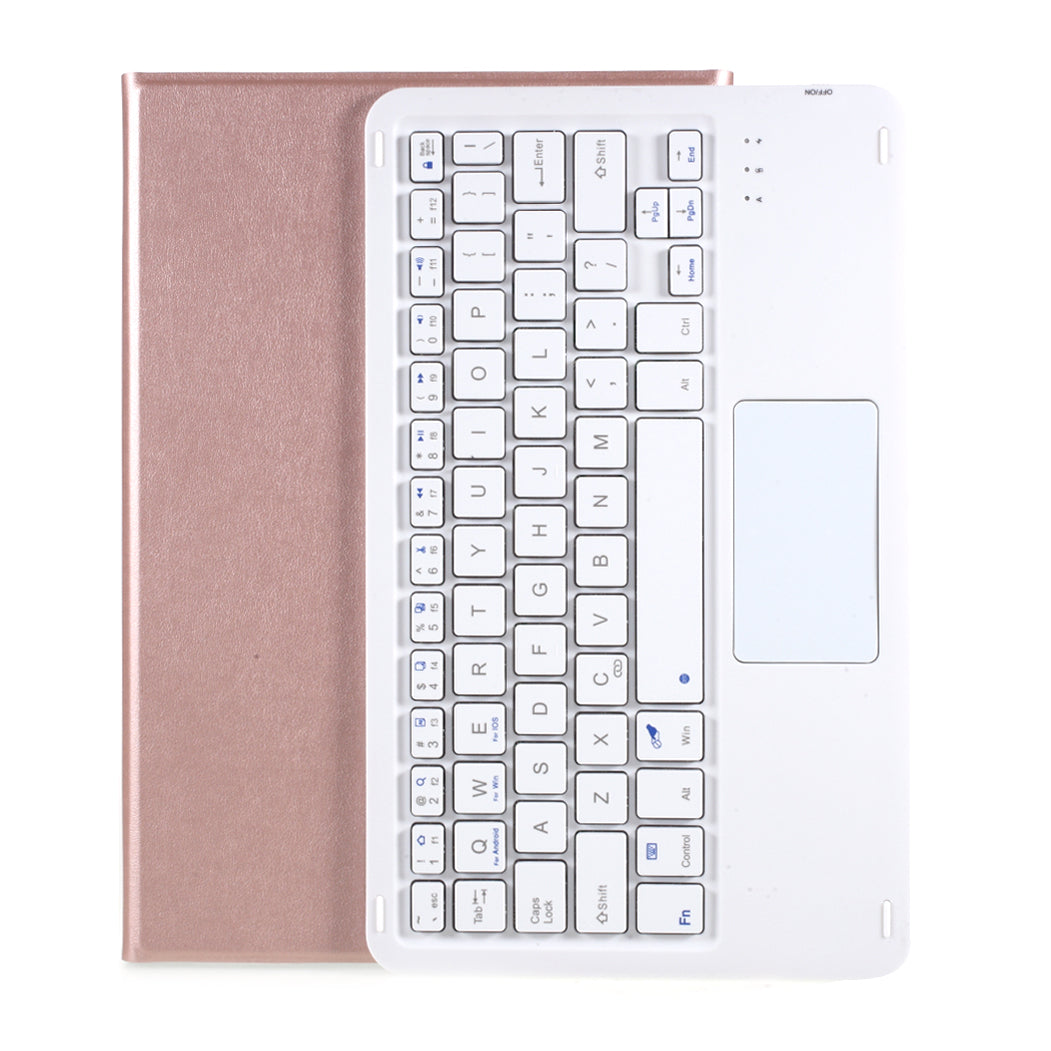 A500-A Leather Protective Case + Touch Keyboard Set for Samsung Galaxy Tab A7 10.4 (2020) T500/T505