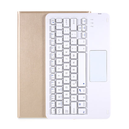 A610-A Leather Protective Case + Keyboard with Touch Board Set for Samsung Galaxy Tab S6 Lite P610/P615