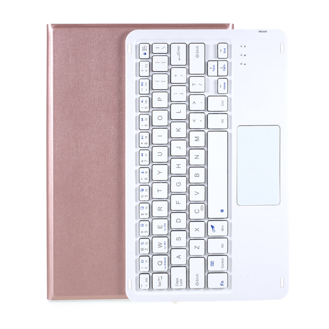 A610-A Leather Protective Case + Keyboard with Touch Board Set for Samsung Galaxy Tab S6 Lite P610/P615