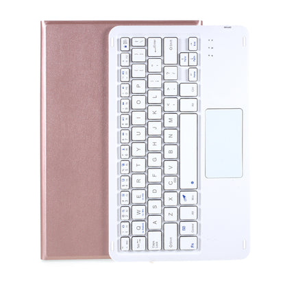 A610-A Leather Protective Case + Keyboard with Touch Board Set for Samsung Galaxy Tab S6 Lite P610/P615