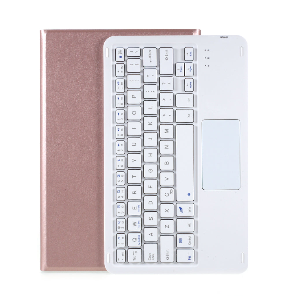 Wireless Bluetooth Touch Keyboard + Leather Protective Case Set for Lenovo Tab M10 Plus