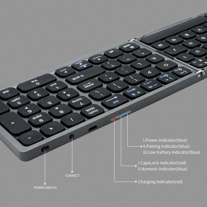 FK328 Portable Folding Wireless Bluetooth Keyboard for iOS/Android/Windows
