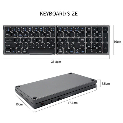 FK328 Portable Folding Wireless Bluetooth Keyboard for iOS/Android/Windows