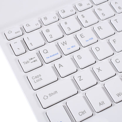 10 Inch Mini Bluetooth Keyboard USB Rechargeable Wireless Keyboard for iPad Tablet PC