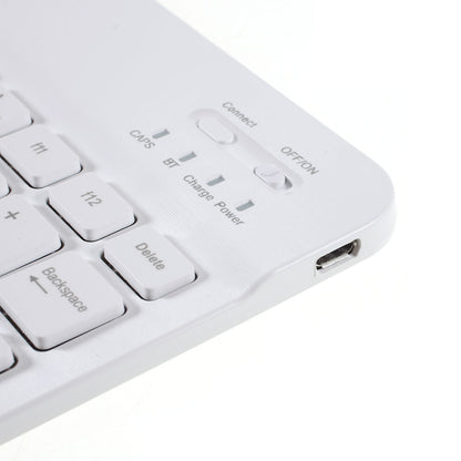 10 Inch Mini Bluetooth Keyboard USB Rechargeable Wireless Keyboard for iPad Tablet PC