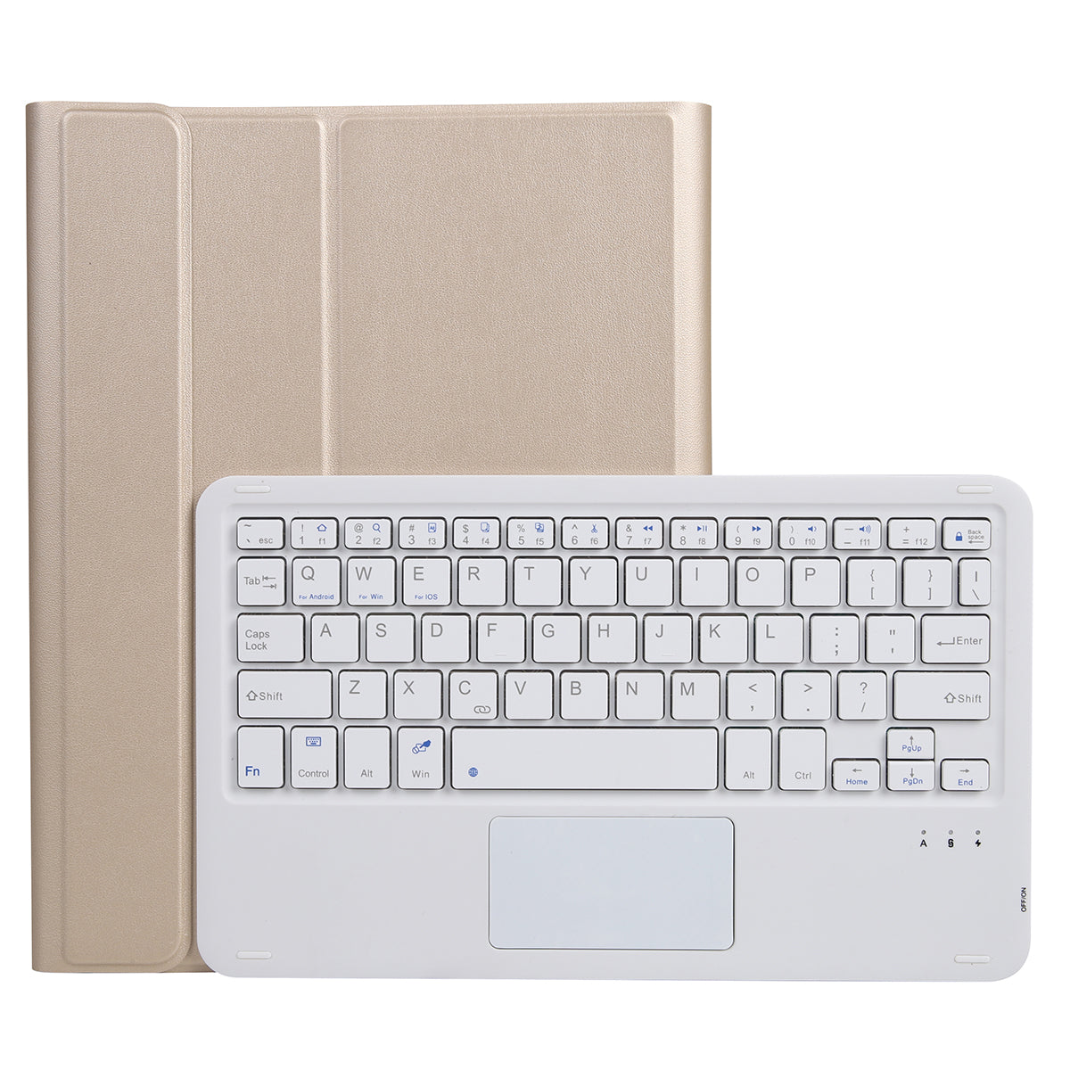 A11-A Bluetooth Keyboard with Standing Leather Case for iPad Pro 11-inch (2018) (2020) (2021) / iPad Air (2022)/(2020)