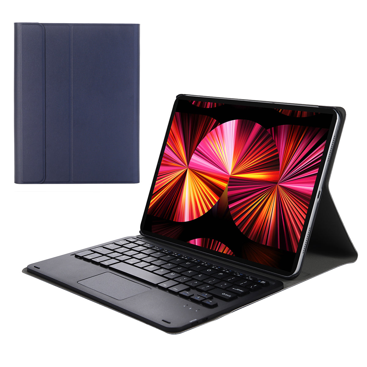 A11-A Bluetooth Keyboard with Standing Leather Case for iPad Pro 11-inch (2018) (2020) (2021) / iPad Air (2022)/(2020)