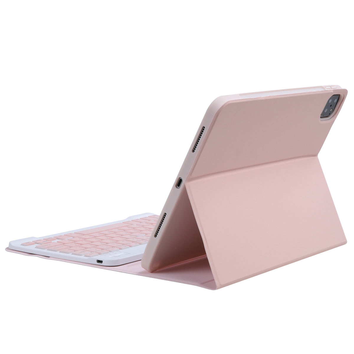C-11B Candy Color Leather Case Bluetooth Keyboard with Pen Slot for iPad Pro 11-inch (2021)