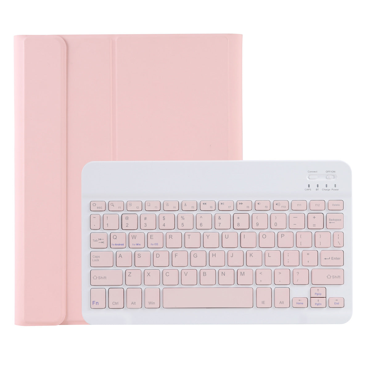 C-11B Candy Color Leather Case Bluetooth Keyboard with Pen Slot for iPad Pro 11-inch (2021)