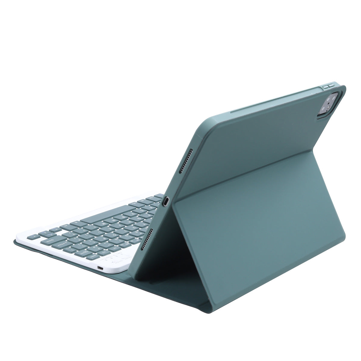 C-11B Candy Color Leather Case Bluetooth Keyboard with Pen Slot for iPad Pro 11-inch (2021)