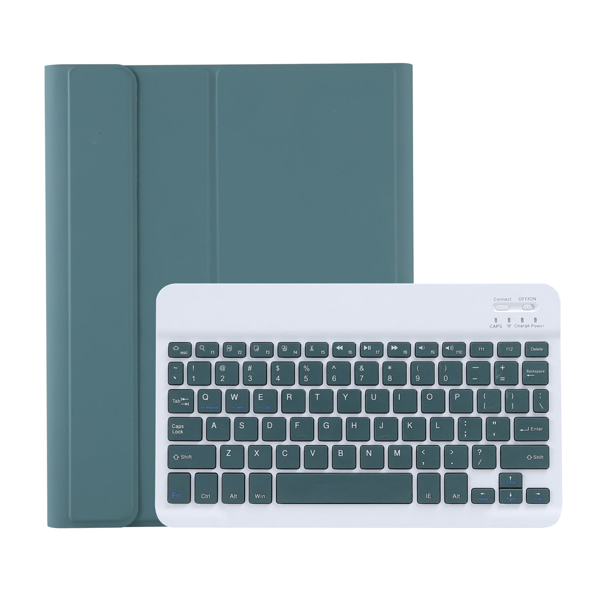 C-11B Candy Color Leather Case Bluetooth Keyboard with Pen Slot for iPad Pro 11-inch (2021)