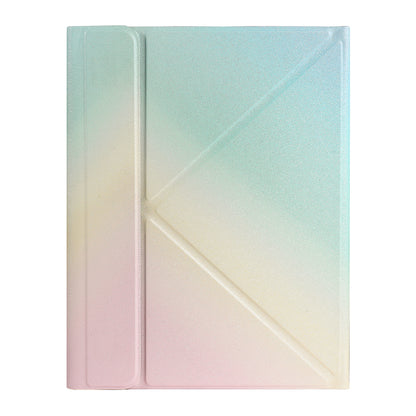 B011S Bluetooth Keyboard Leather Tablet Stand Case Protector with Backlight for iPad Pro 11-inch (2021/2020/2018)/iPad Air (2022)/(2020)