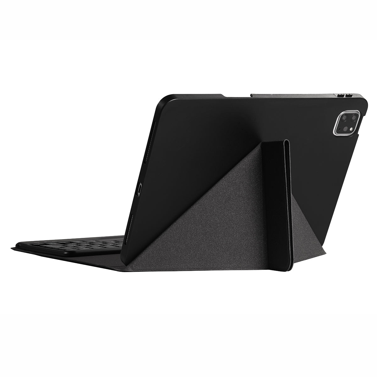 B011 Trid-fold Stand Bluetooth Keyboard Tablet Case Cover with Pen Slot for iPad Pro 11-inch (2021/2020/2018)/iPad Air (2022)/(2020)