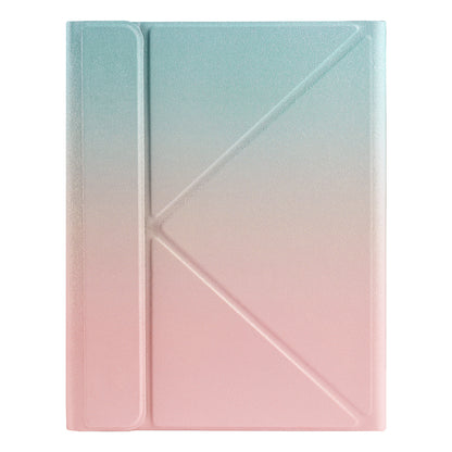 B011 Trid-fold Stand Bluetooth Keyboard Tablet Case Cover with Pen Slot for iPad Pro 11-inch (2021/2020/2018)/iPad Air (2022)/(2020)