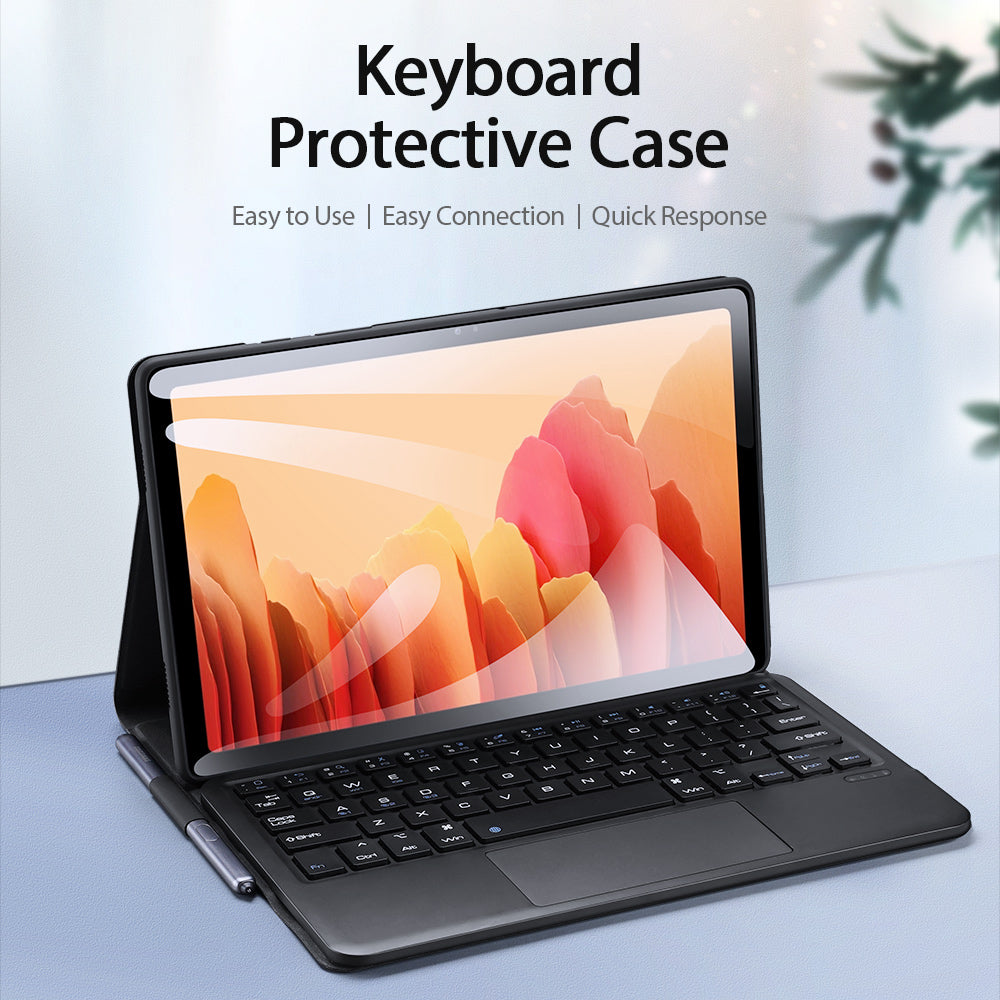 DUX DUCIS Detachable Bluetooth Keyboard Leather Tablet Stand Case Protector Shell for Samsung Galaxy Tab A7 10.4 (2020) / (2022)