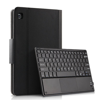 JIUYU Wireless Bluetooth Keyboard Genuine Leather Case for Samsung Galaxy Tab A7 10.4 (2020)