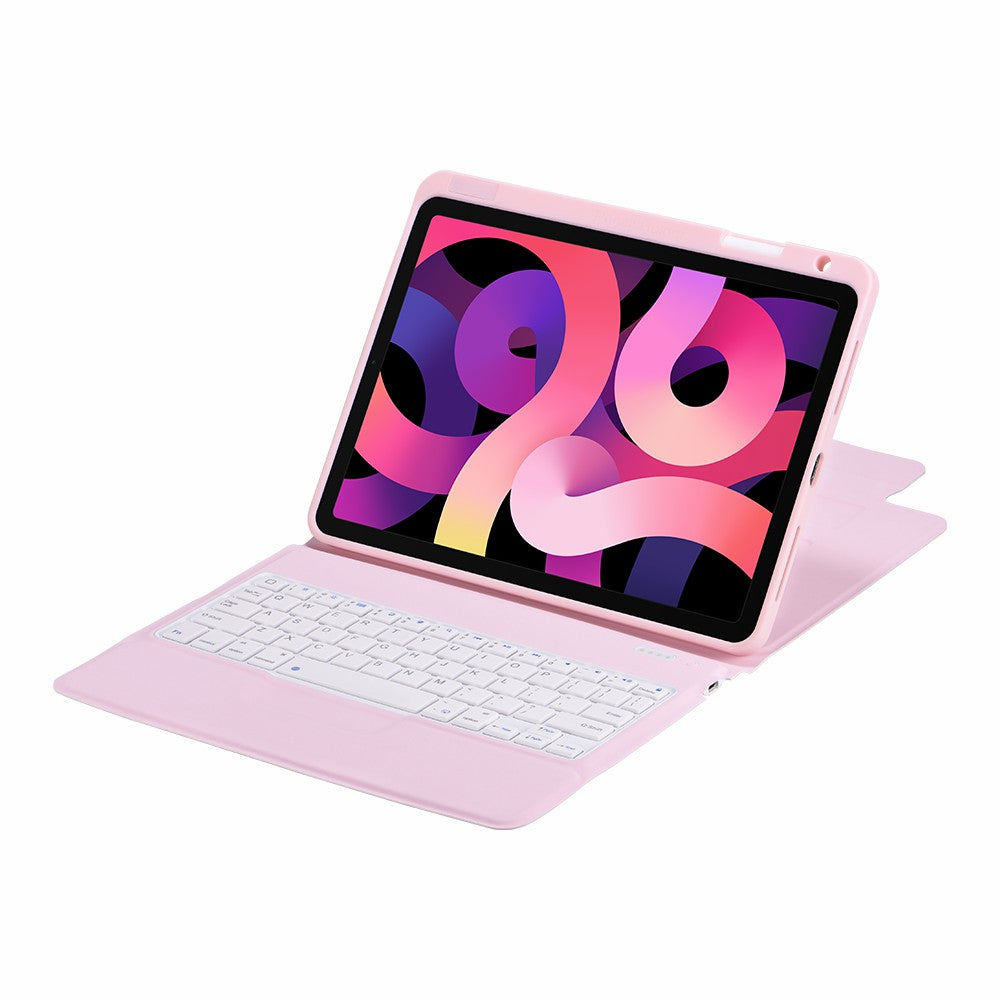 T6016 Ultra Thin Wireless Bluetooth Keyboard Protective Leather Case for iPad Air (2022)/(2020)/Pro 11-inch (2021)/(2020)/(2018)