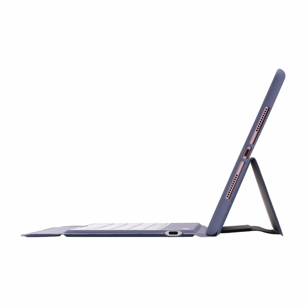 T1082 Magnetic Clasp Wireless Bluetooth Keyboard Inner TPU Protective Leather Case with Pen Loop for iPad 10.2 (2021)/(2020)/(2019)/Air 10.5 inch (2019)/Pro 10.5-inch (2017)