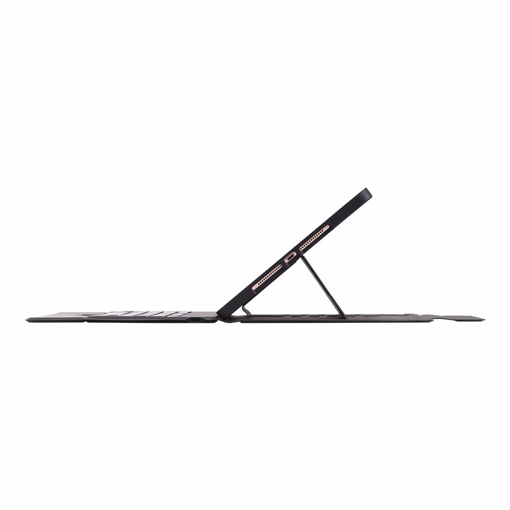T6012 Ultra Slim Wireless Bluetooth Keyboard Leather Protective Case for iPad 10.2 (2021)/(2020)/(2019)/Air 10.5 inch (2019)/Pro 10.5-inch (2017)