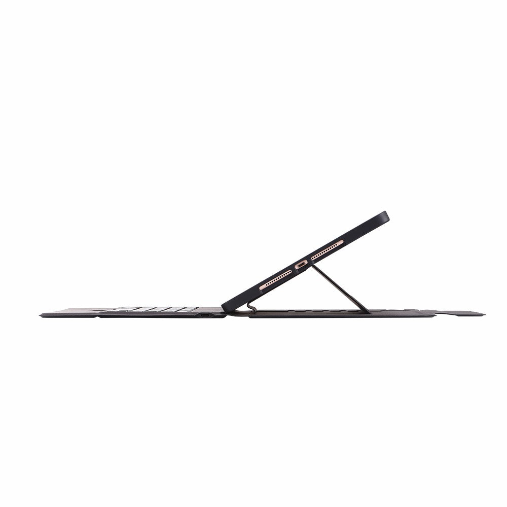 T6012 Ultra Slim Wireless Bluetooth Keyboard Leather Protective Case for iPad 10.2 (2021)/(2020)/(2019)/Air 10.5 inch (2019)/Pro 10.5-inch (2017)
