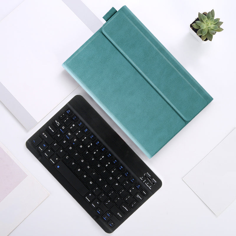 Wireless Bluetooth Keyboard + Leather Tablet Cover Shell for Huawei MatePad 11 (2021)