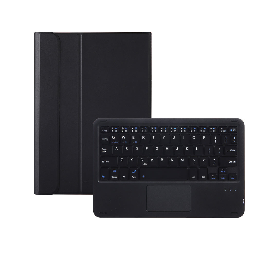 AN05-A TPU Frame + Leather Stand Case with Detachable Bluetooth Touchpad Keyboard for Xiaomi Pad 5/5 Pro