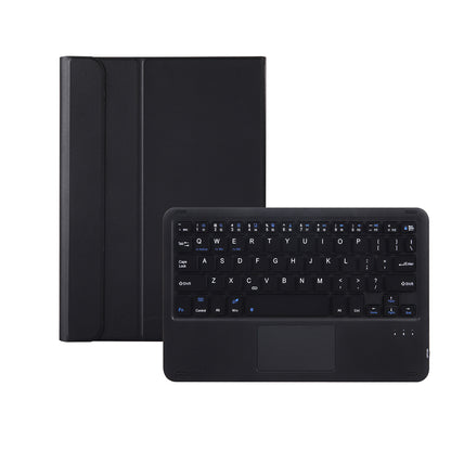 AN05-A TPU Frame + Leather Stand Case with Detachable Bluetooth Touchpad Keyboard for Xiaomi Pad 5/5 Pro