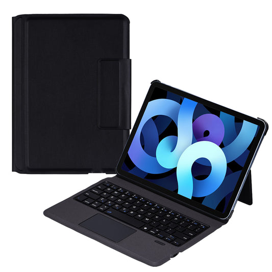 1096 Lightweight Wireless Bluetooth Keyboard + Smooth Leather Protective Cover Case for iPad 10.2 (2021)/(2020)/(2019)/Air 10.5 inch (2019)/Pro 10.5-inch (2017)