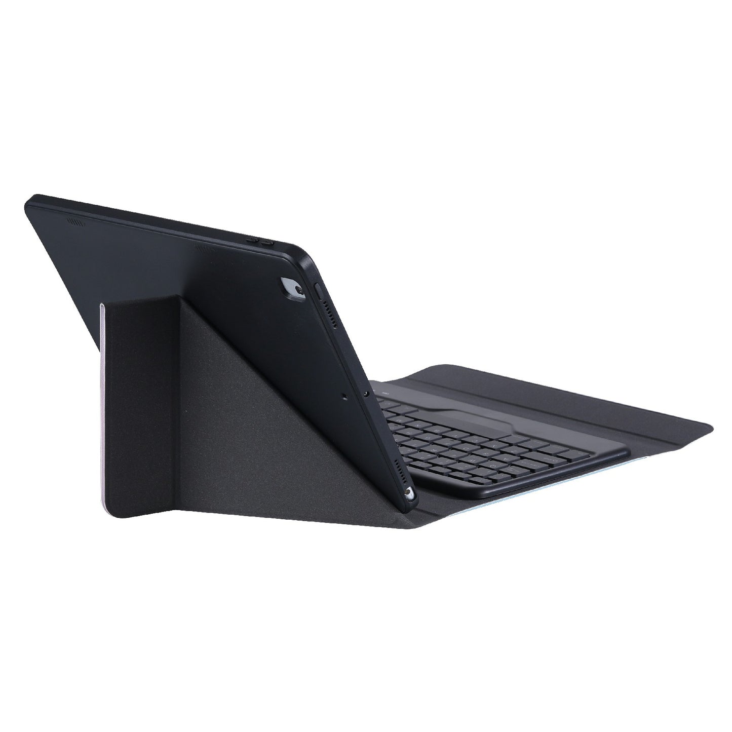 B07S Bluetooth Keyboard with Triangle Support Stand Leather Case [with Backlit] for iPad 9.7 (2017) (2018) / iPad Pro 9.7 (2016) / iPad Air 2