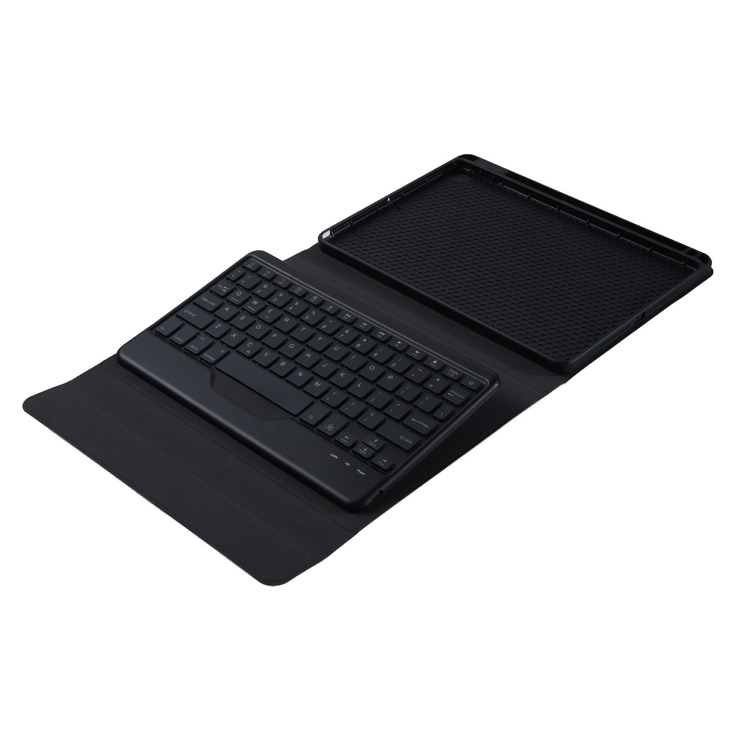 B07S Bluetooth Keyboard with Triangle Support Stand Leather Case [with Backlit] for iPad 9.7 (2017) (2018) / iPad Pro 9.7 (2016) / iPad Air 2