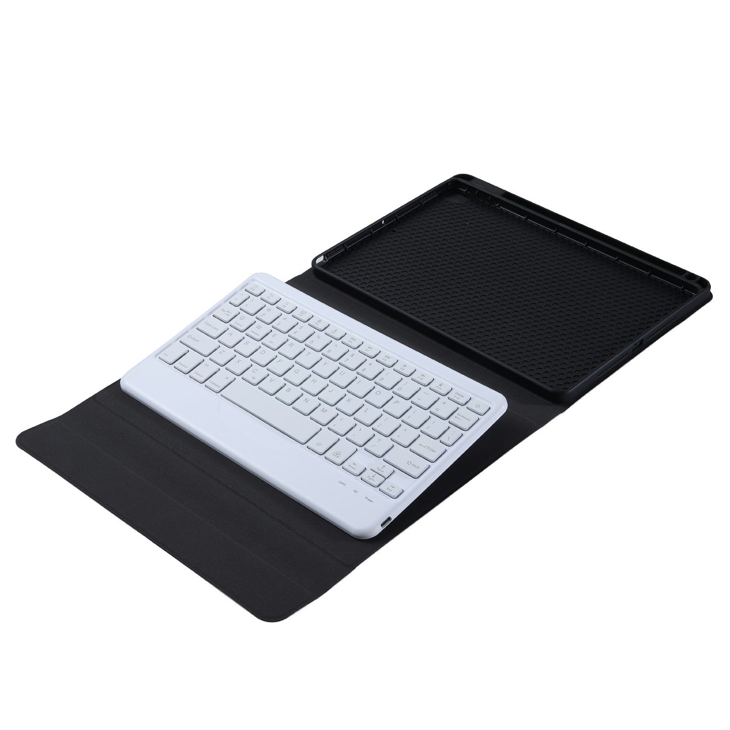 B07S Bluetooth Keyboard with Triangle Support Stand Leather Case [with Backlit] for iPad 9.7 (2017) (2018) / iPad Pro 9.7 (2016) / iPad Air 2