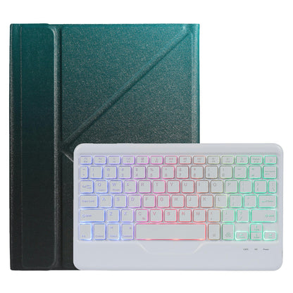 B07S Bluetooth Keyboard with Triangle Support Stand Leather Case [with Backlit] for iPad 9.7 (2017) (2018) / iPad Pro 9.7 (2016) / iPad Air 2