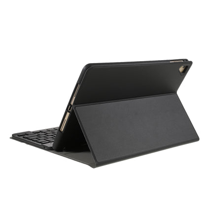 A07BS Ultra Thin Detachable Bluetooth Keyboard Leather Case with Pen Slot and Backlit for iPad Air/Air 2/Pro 9.7 (2016)/9.7 (2017)/(2018)