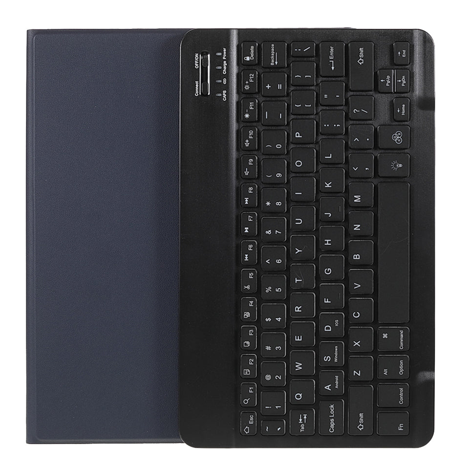 A07BS Ultra Thin Detachable Bluetooth Keyboard Leather Case with Pen Slot and Backlit for iPad Air/Air 2/Pro 9.7 (2016)/9.7 (2017)/(2018)