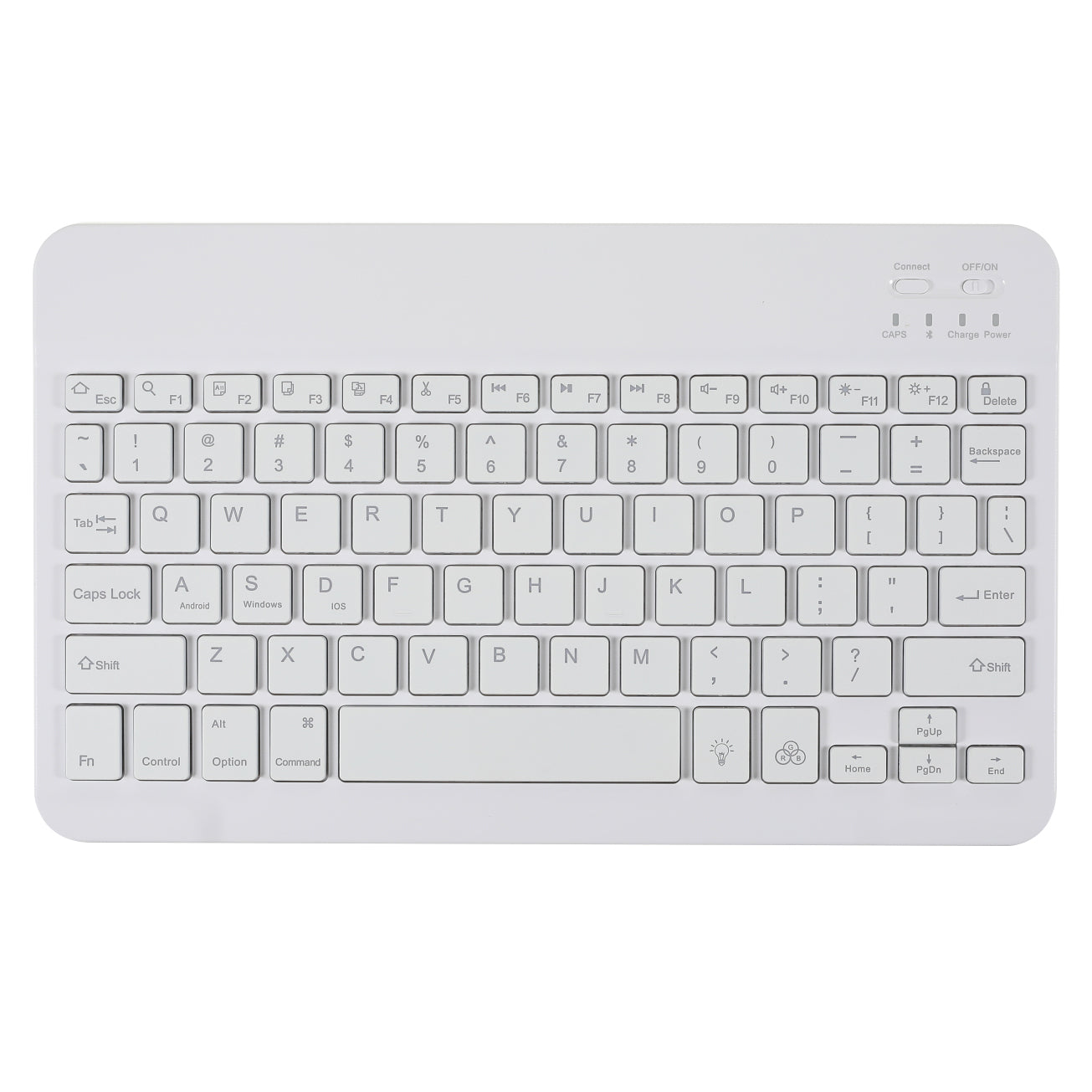 A07BS Ultra Thin Detachable Bluetooth Keyboard Leather Case with Pen Slot and Backlit for iPad Air/Air 2/Pro 9.7 (2016)/9.7 (2017)/(2018)