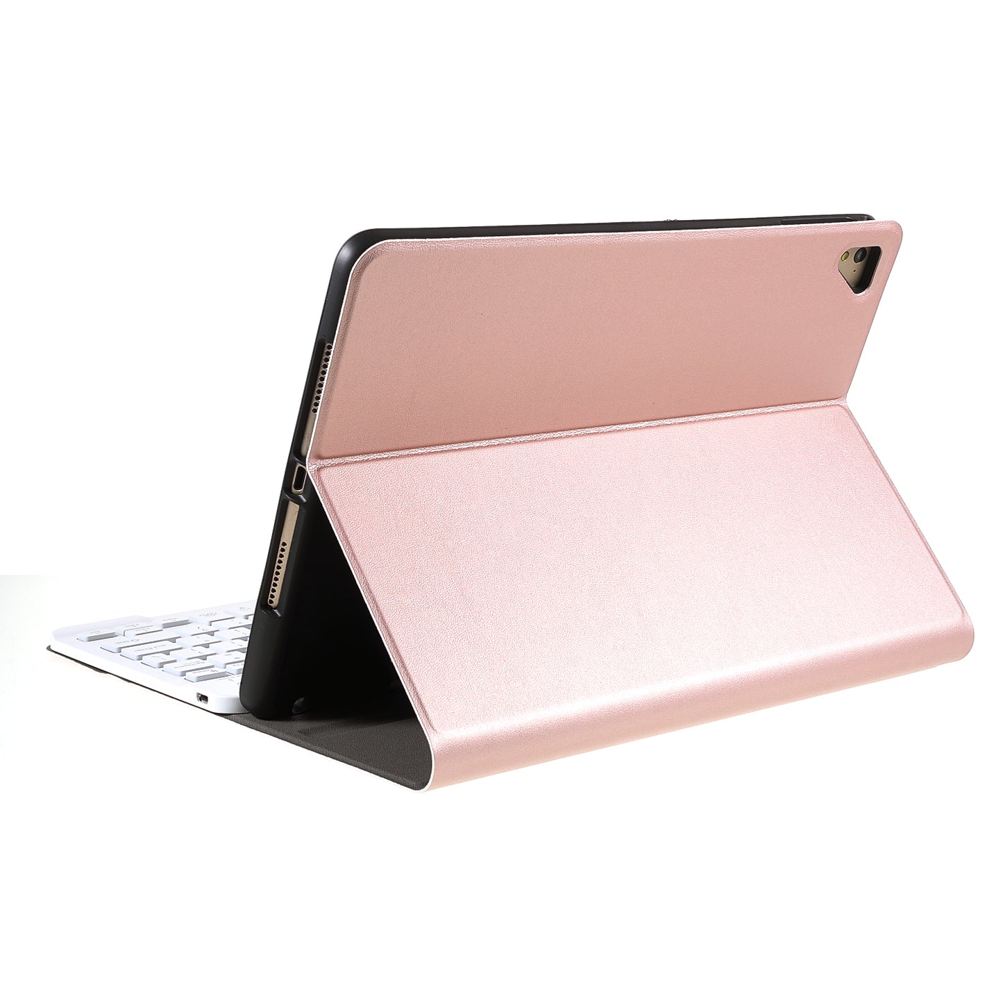 A07BS Ultra Thin Detachable Bluetooth Keyboard Leather Case with Pen Slot and Backlit for iPad Air/Air 2/Pro 9.7 (2016)/9.7 (2017)/(2018)