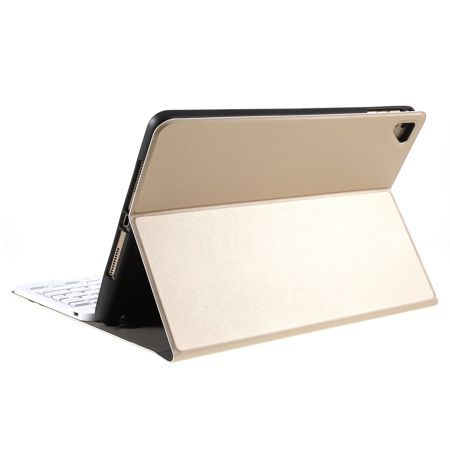 A07BS Ultra Thin Detachable Bluetooth Keyboard Leather Case with Pen Slot and Backlit for iPad Air/Air 2/Pro 9.7 (2016)/9.7 (2017)/(2018)