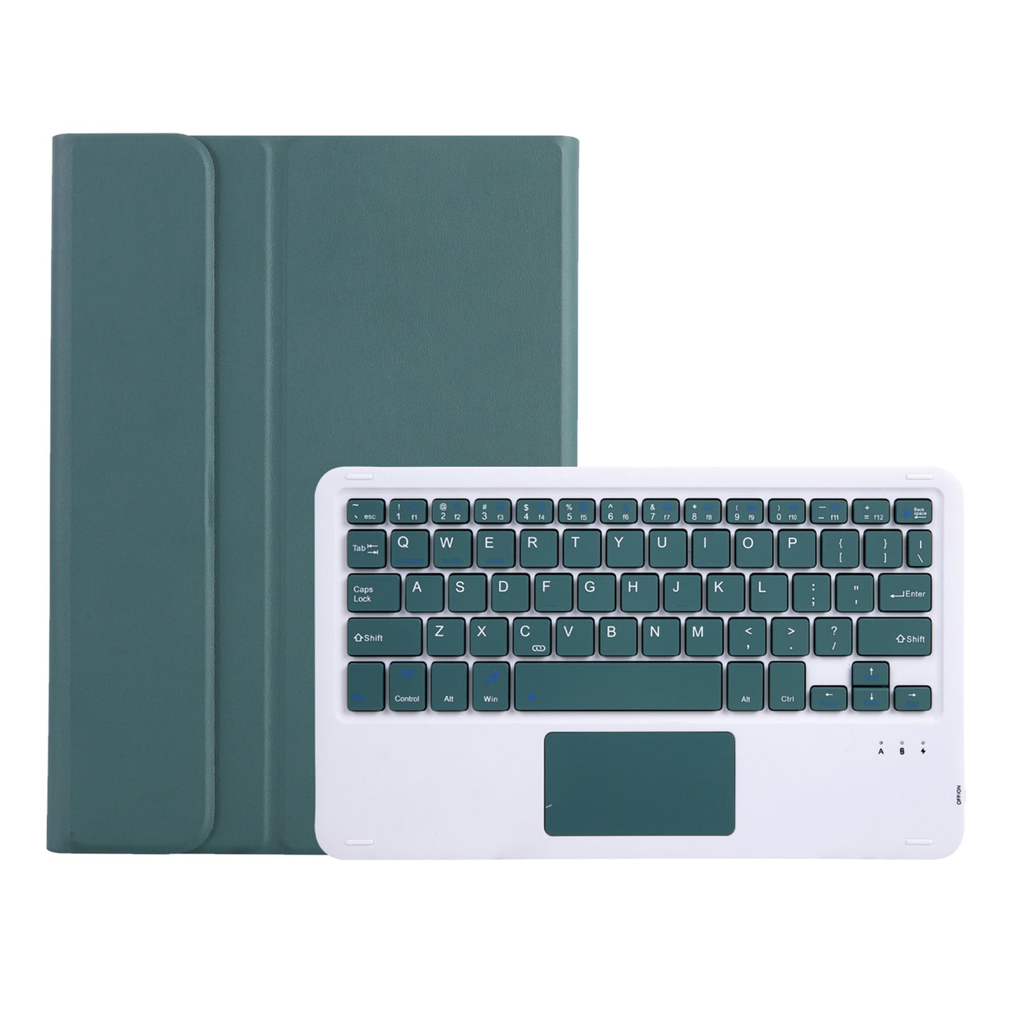 AHV7-A Leather Tablet Stand Inner TPU Protective Case + Touch Bluetooth Keyboard for Honor Pad V7 Pro 11-inch