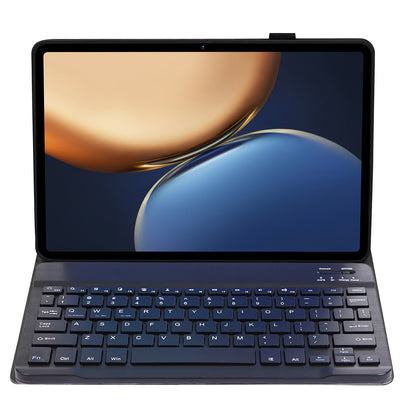 AHV7 Ultra-thin Leather Cover Inner TPU Tablet Protective Case + Wireless Bluetooth Keyboard for Honor Pad V7 Pro 11-inch