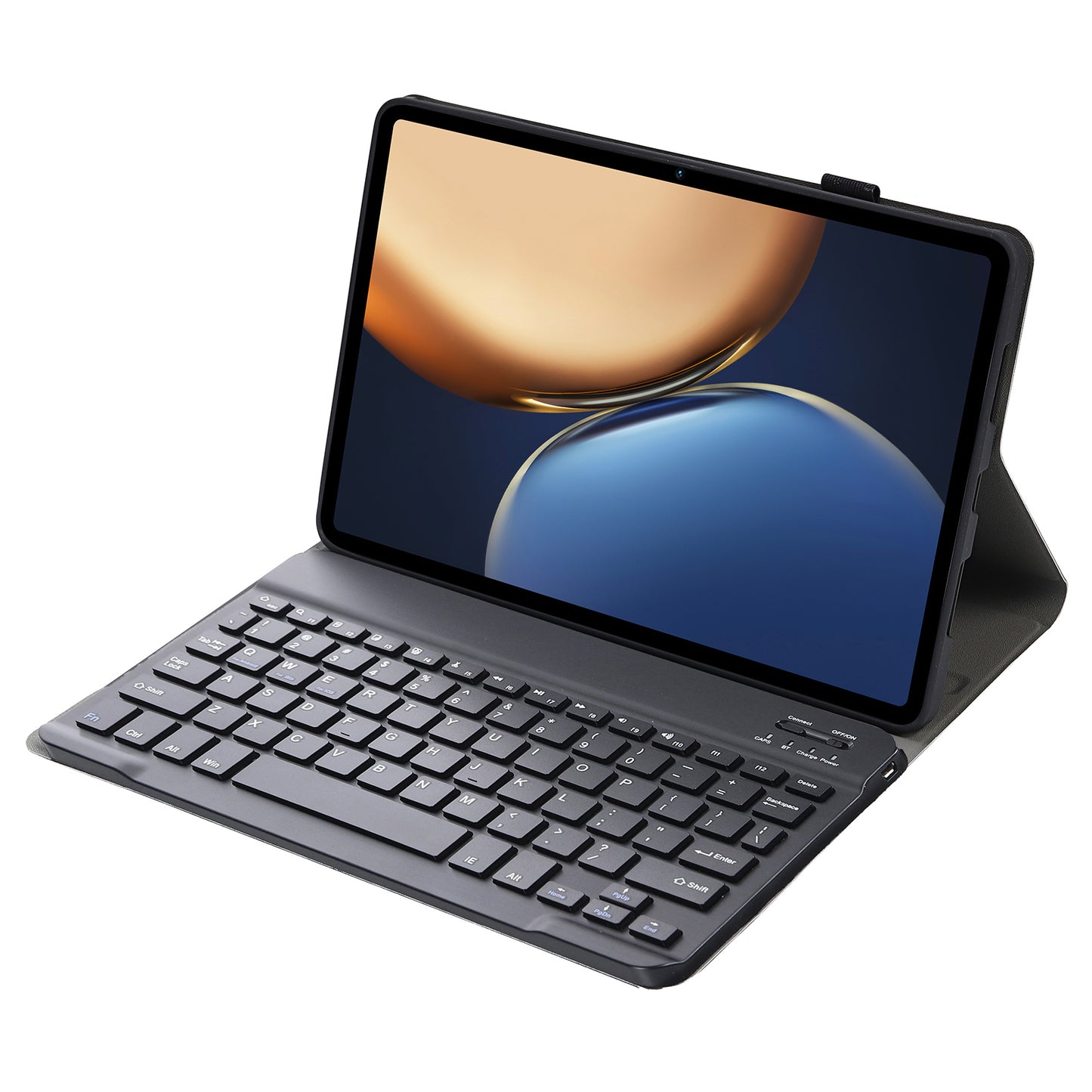AHV7 Ultra-thin Leather Cover Inner TPU Tablet Protective Case + Wireless Bluetooth Keyboard for Honor Pad V7 Pro 11-inch