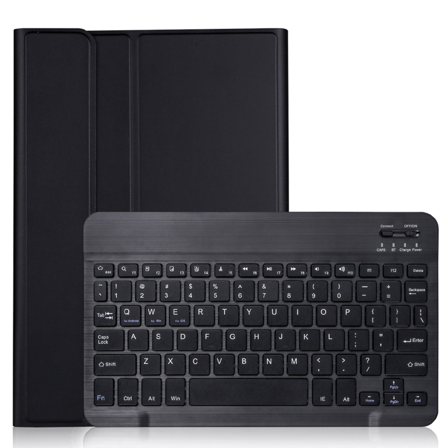 AHV7 Ultra-thin Leather Cover Inner TPU Tablet Protective Case + Wireless Bluetooth Keyboard for Honor Pad V7 Pro 11-inch