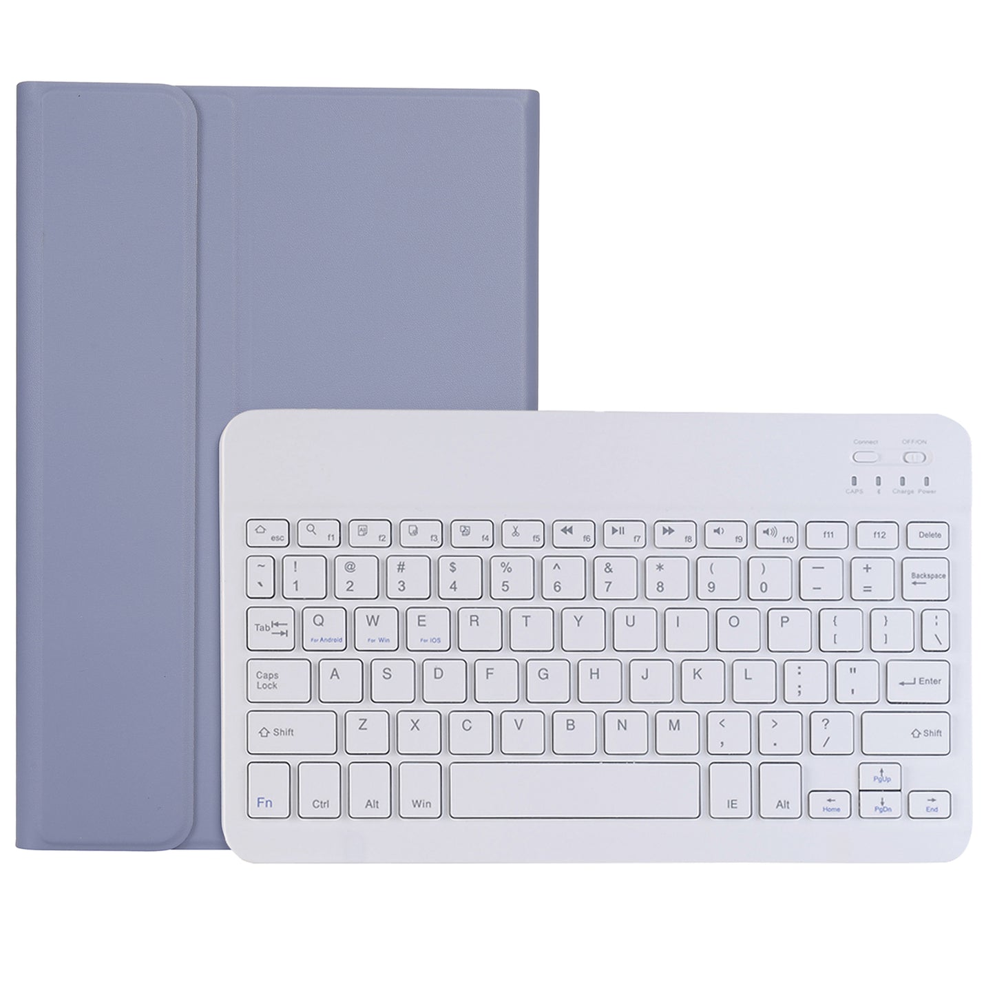 AHV7 Ultra-thin Leather Cover Inner TPU Tablet Protective Case + Wireless Bluetooth Keyboard for Honor Pad V7 Pro 11-inch